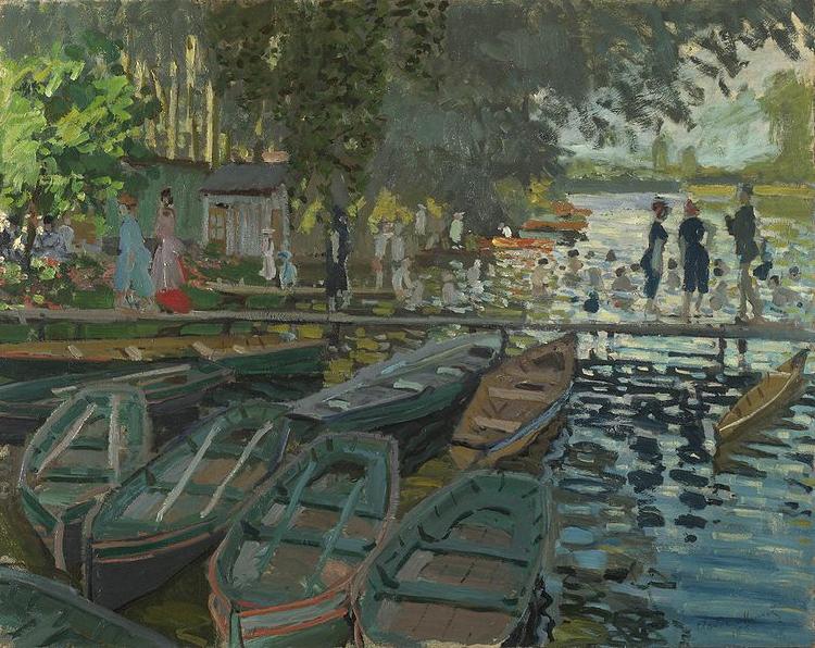 Claude Monet Bathers at La Grenouillere china oil painting image